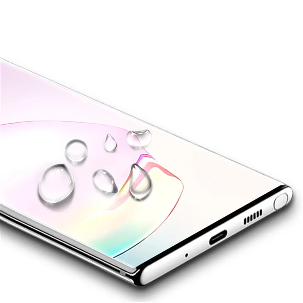 MOCOLO HD Clear 3D Curved [UV Light Irradiation] Film for Samsung Galaxy Note20 Ultra/Note20 Ultra 5G, Full Cover Full Glue Tempered Glass Screen Protector Scratch Resistant Bubble-Free - 3