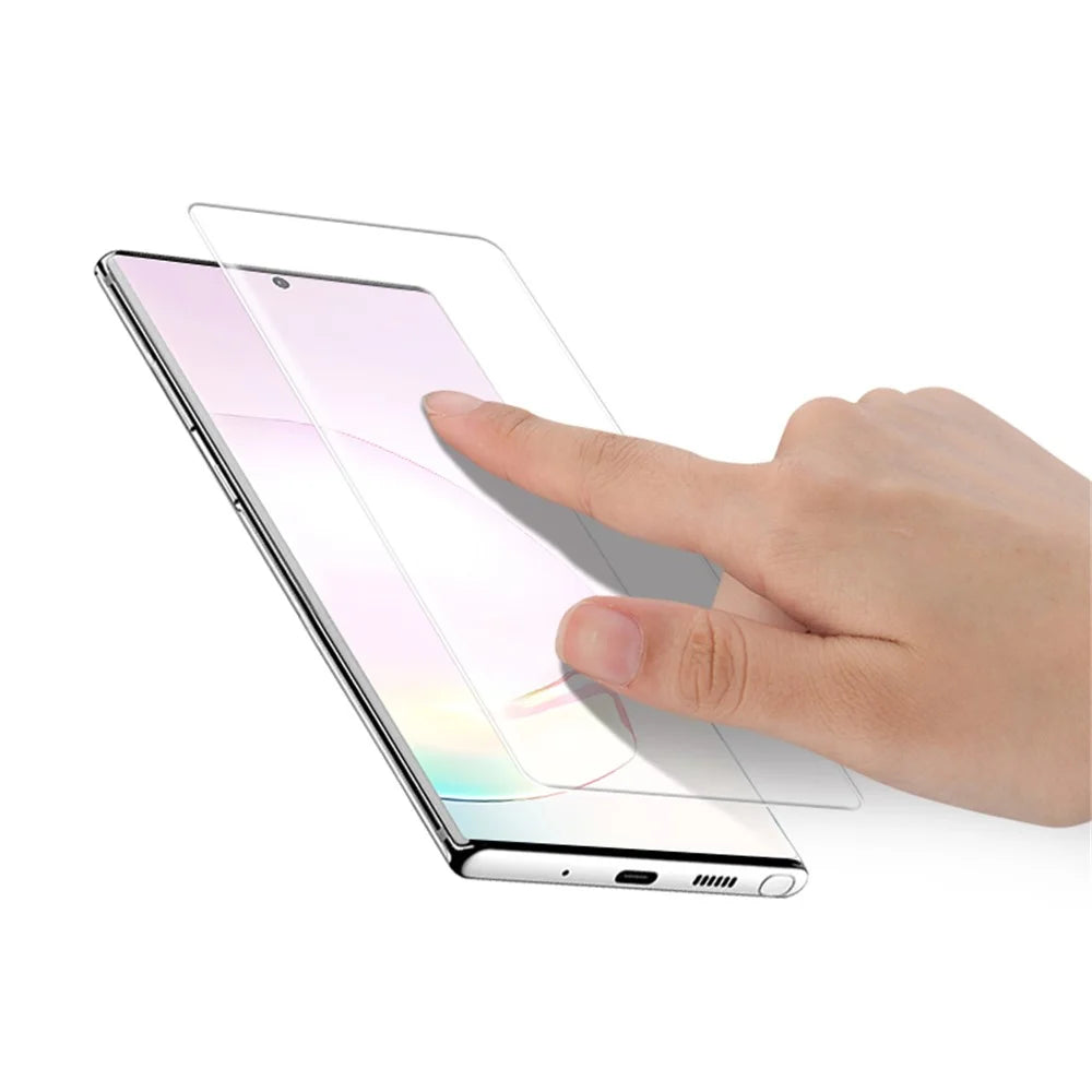 MOCOLO HD Clear 3D Curved [UV Light Irradiation] Film for Samsung Galaxy Note20 Ultra/Note20 Ultra 5G, Full Cover Full Glue Tempered Glass Screen Protector Scratch Resistant Bubble-Free - 5