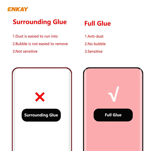 ENKAY 0.26mm 9H 3D Curved Full Glue Tempered Glass Full Screen Film for OnePlus 7T Pro/7 Pro - 2