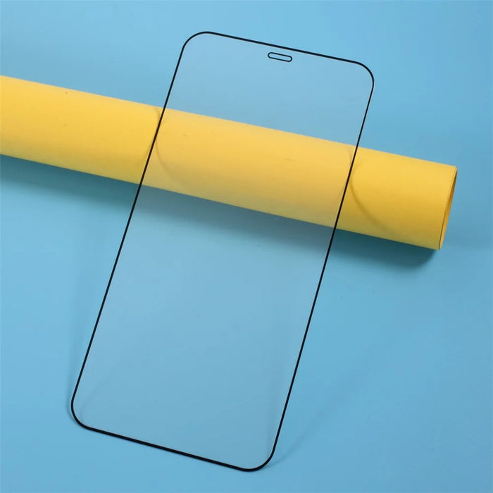 Full Size Silk Printing Anti-fingerprint Tempered Glass Screen Protector for iPhone 12 Pro/12 - 1
