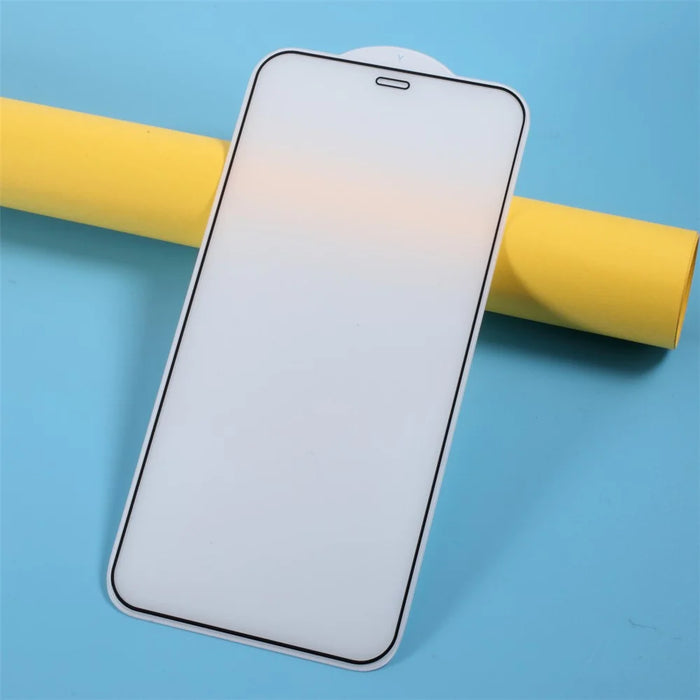 Full Size Silk Printing Anti-fingerprint Tempered Glass Screen Protector for iPhone 12 Pro/12 - 3