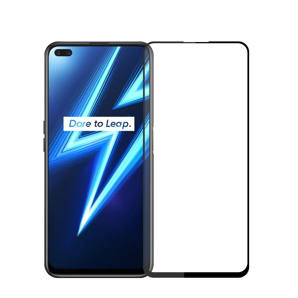 PINWUYO 3D Curved Full Size Anti-explosion Anti-fingerprint Tempered Glass Screen Protector for Realme 6 Pro - 2
