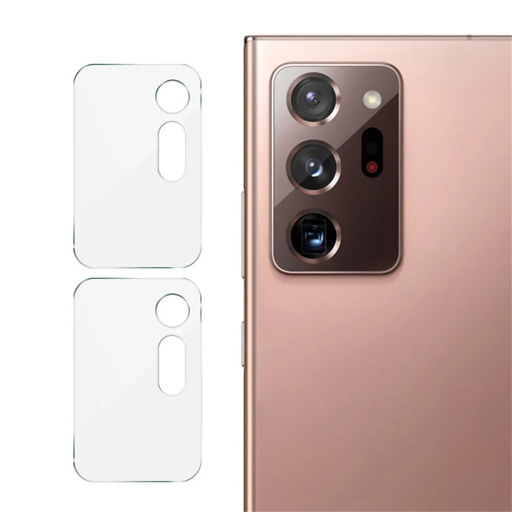 IMAK 2Pcs/Pack Ultra Clear Glass Phone Lens Cover Film for Samsung Galaxy Note20 Ultra 4G/5G - 1
