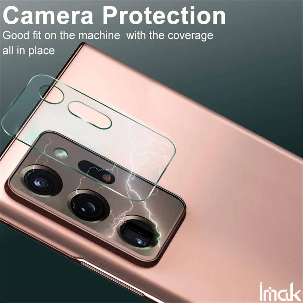 IMAK 2Pcs/Pack Ultra Clear Glass Phone Lens Cover Film for Samsung Galaxy Note20 Ultra 4G/5G - 7