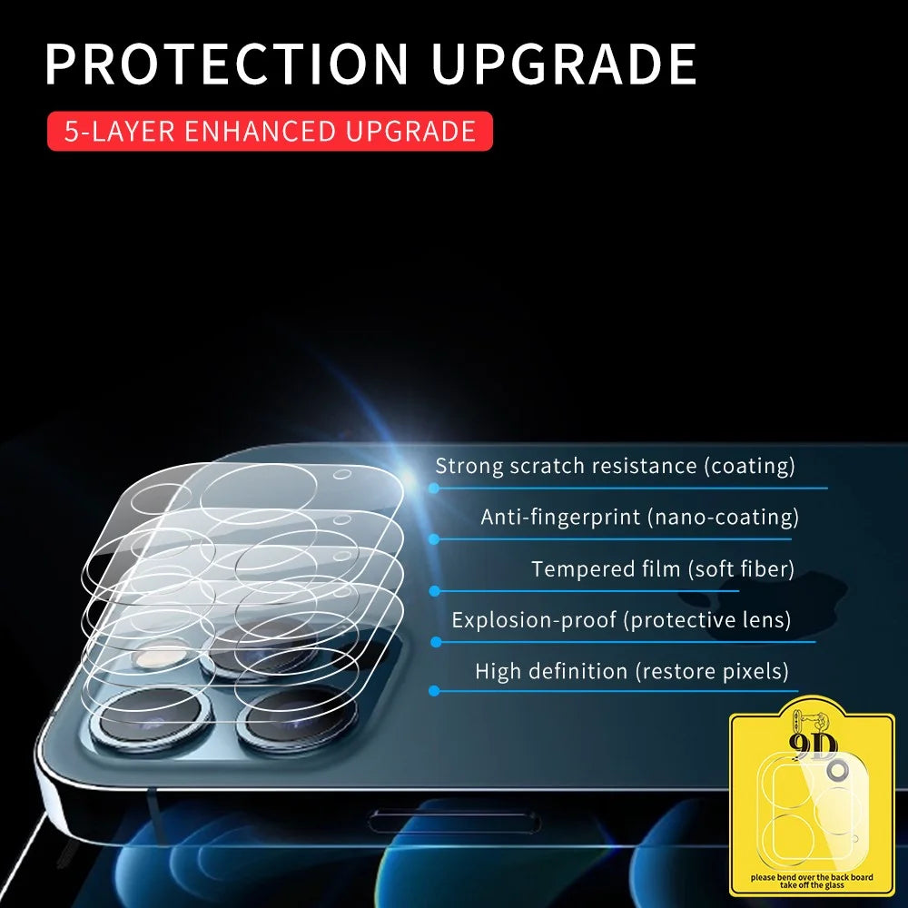 Tempered Glass Camera Screen Protector Film for iPhone 12 Pro Max 6.7 inch - 7