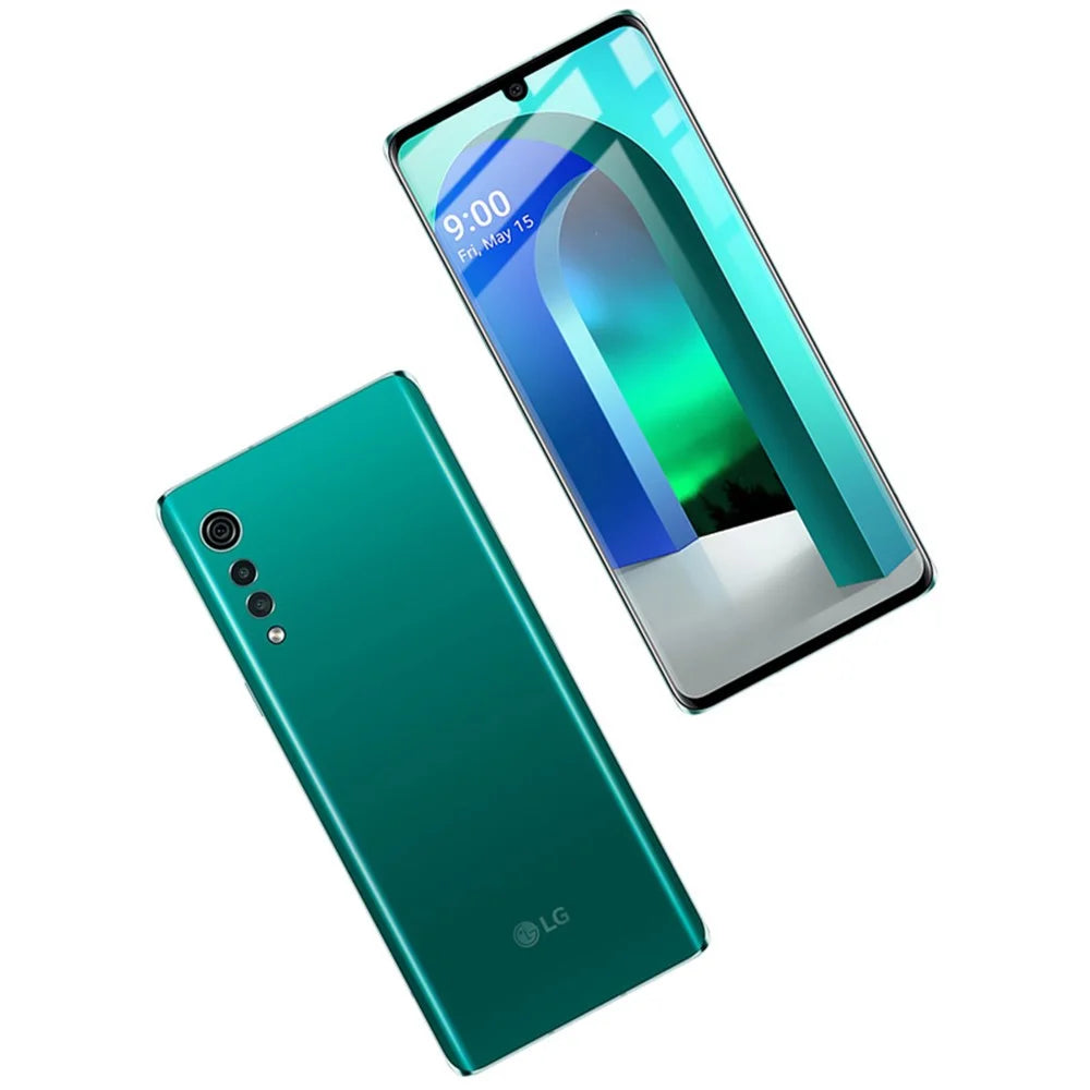 IMAK Side Glue 3D Curved Full Cover Tempered Glass Screen Film Anti-Scratch Protector Film for LG Velvet - 4