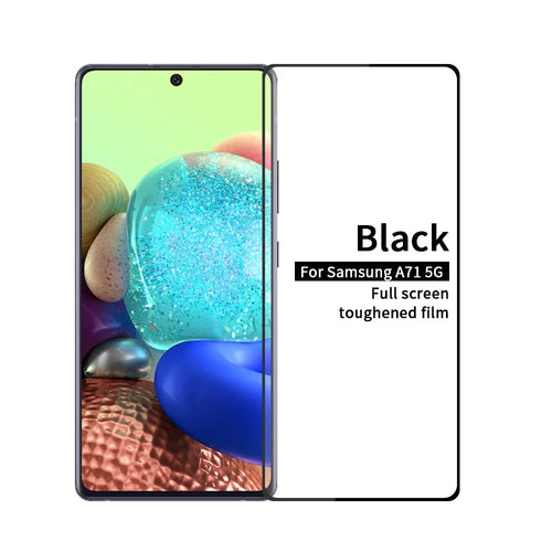 PINWUYO 3D Curved Shatterproof Anti-fingerprint Tempered Glass Full Screen Film for Samsung Galaxy A71 5G SM-A716 - 1
