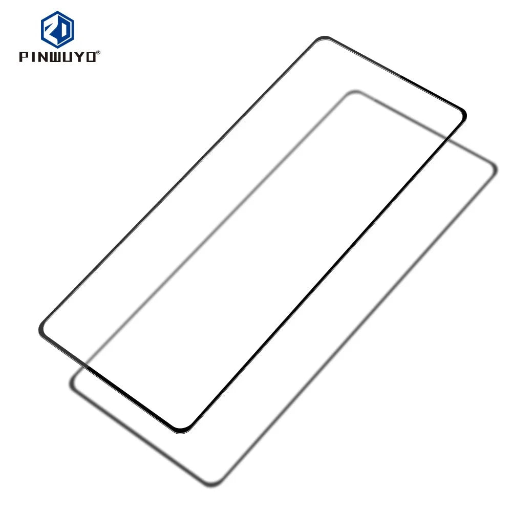 PINWUYO 3D Curved Shatterproof Anti-fingerprint Tempered Glass Full Screen Film for Samsung Galaxy A71 5G SM-A716 - 3