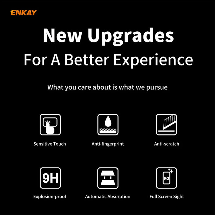 ENKAY Full Glue Full Size 0.26mm 9H 2.5D Tempered Glass Screen Protector for Huawei P40 lite 4G/Nova 7i/Nova 6 SE - 2