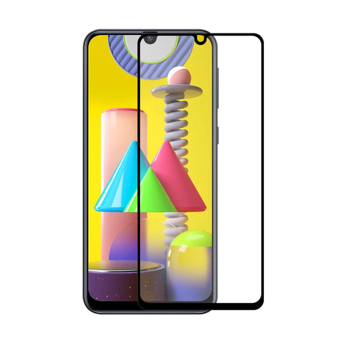 ENKAY HAT PRINCE Full Glue Full Size 0.26mm 9H 2.5D Tempered Glass Screen Protector for Samsung Galaxy M31 / Galaxy M21 - 1