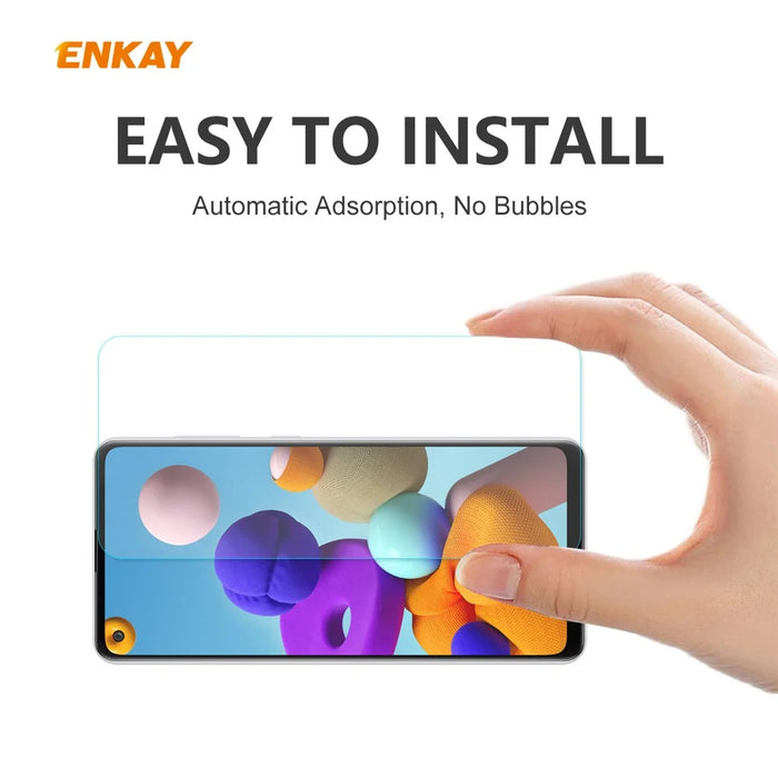 ENKAY HAT PRINCE 0.26mm 9H 2.5D Tempered Glass Screen Protector for Samsung Galaxy A21s - 6