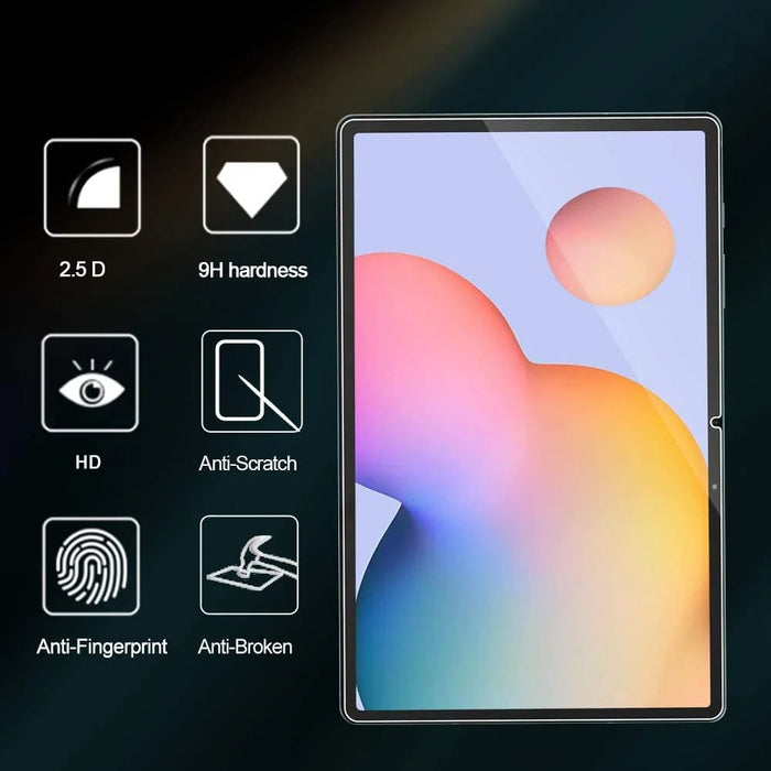 2.5D Arc Edge 9H Full Screen Coverage Tempered Glass Film for Samsung Galaxy Tab S11 / S10 Lite / S10 FE / S9 FE / S9 / S8 / S7 - 2