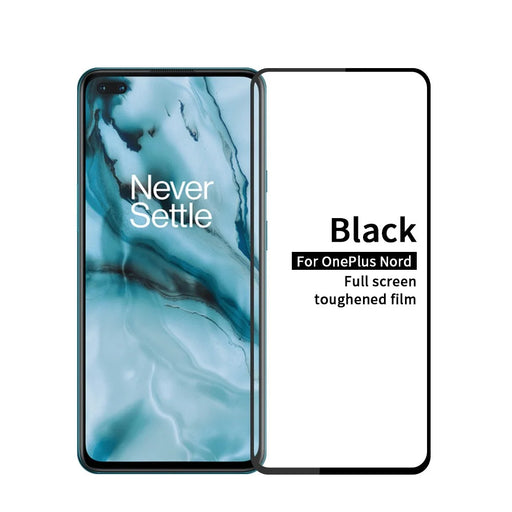 PINWUYO 3D Curved Full Size Anti-explosion Anti-fingerprint Tempered Glass Screen Protector for OnePlus Nord - 1