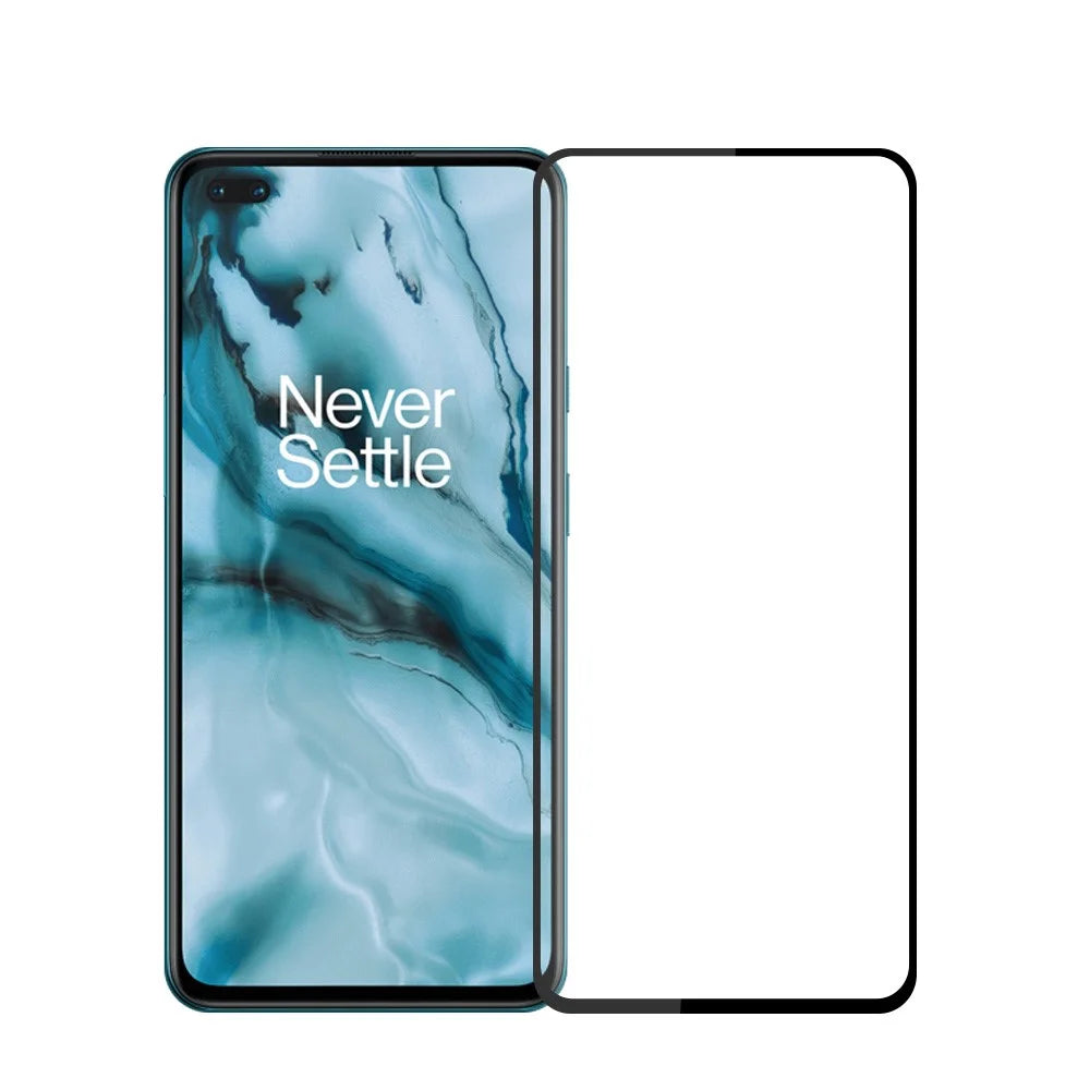 PINWUYO 3D Curved Full Size Anti-explosion Anti-fingerprint Tempered Glass Screen Protector for OnePlus Nord - 2