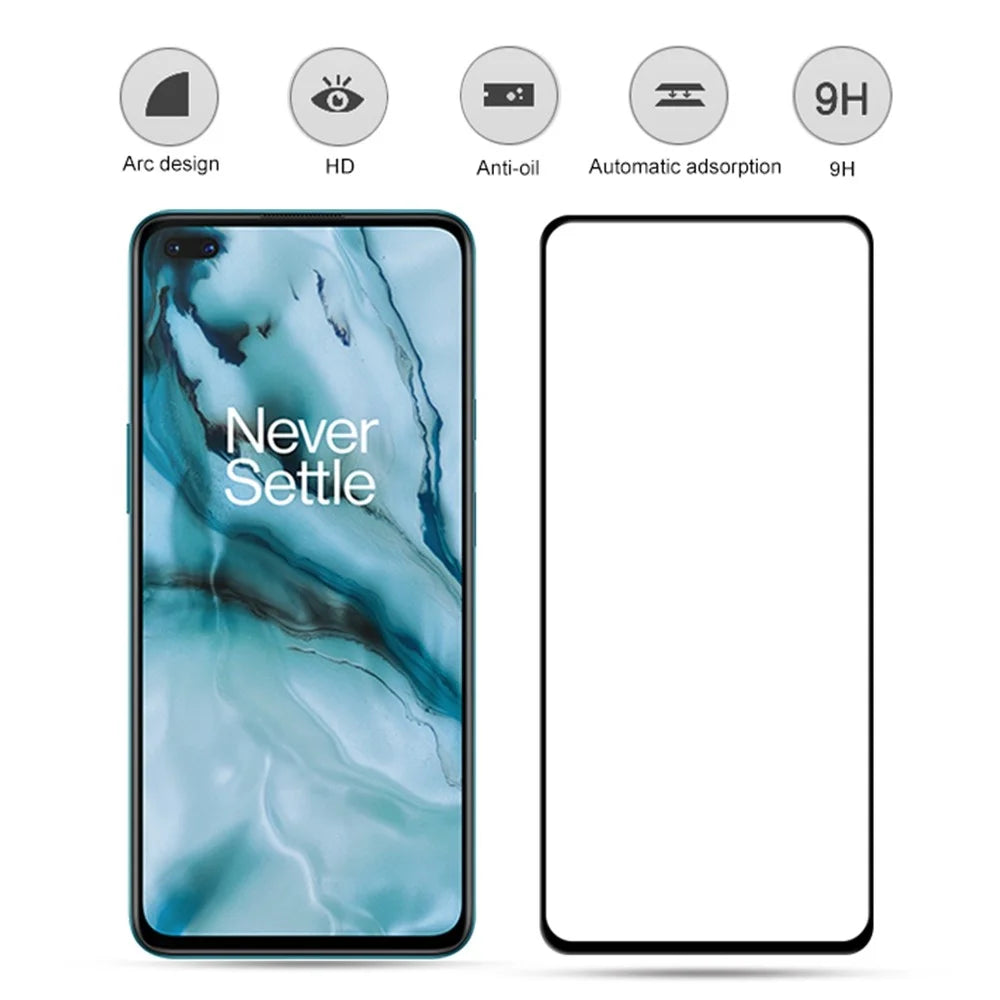 MOCOLO Full Glue Full Cover Silk Printing Tempered Glass Screen Protector for OnePlus Nord / Nord 2 5G / Nord 2T 5G / Nord CE 5G - 2