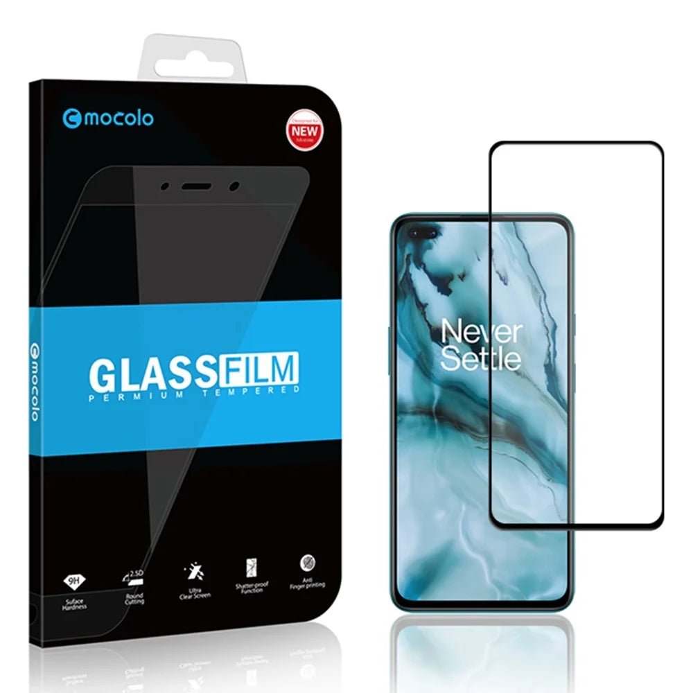 MOCOLO Full Glue Full Cover Silk Printing Tempered Glass Screen Protector for OnePlus Nord / Nord 2 5G / Nord 2T 5G / Nord CE 5G - 7