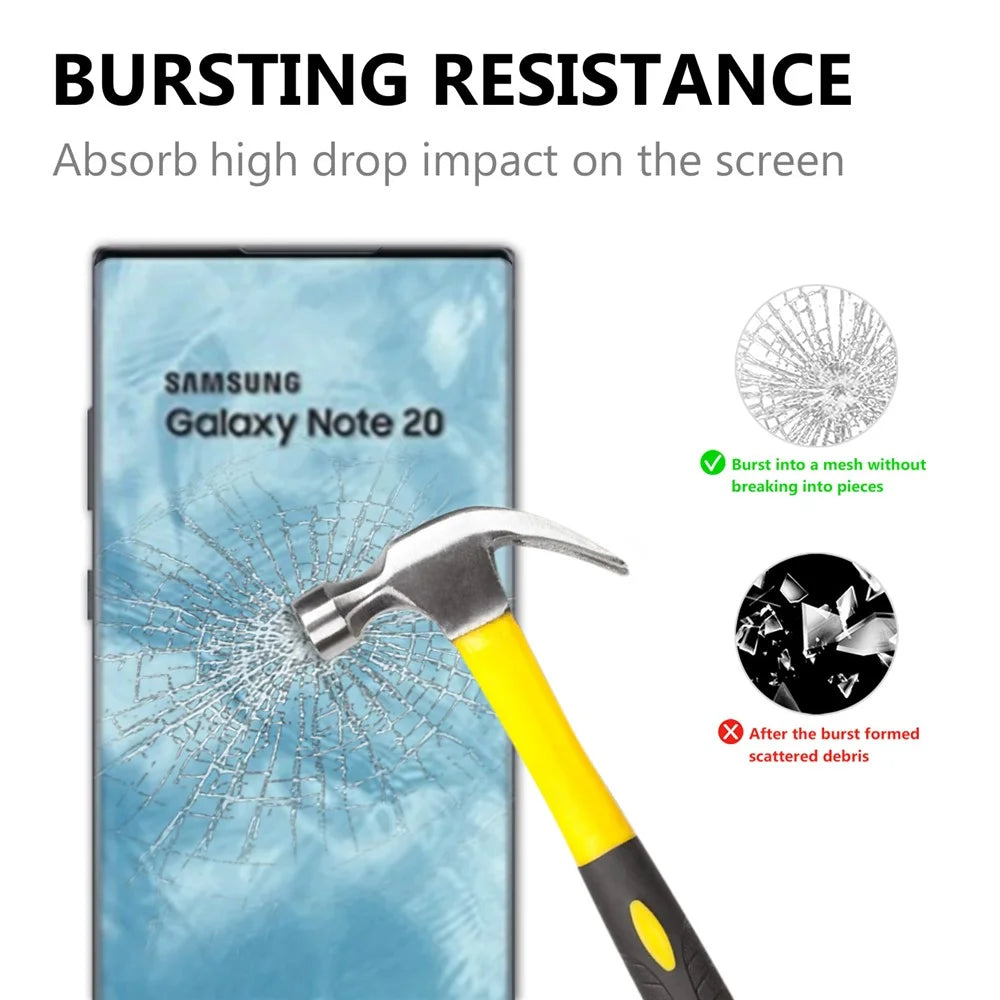 Ultra Clear 3D Tempered Glass Full Screen Guard Film for Samsung Galaxy Note20/Note20 5G - 2