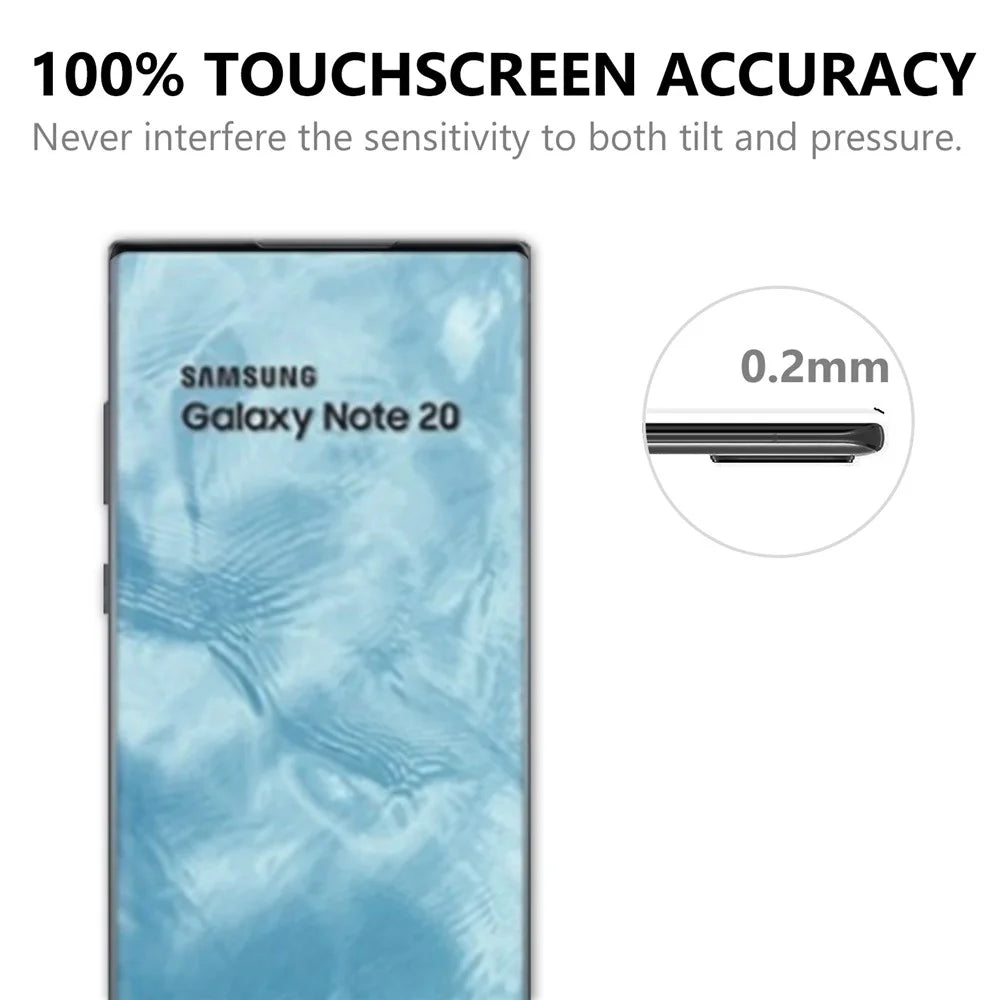 Ultra Clear 3D Tempered Glass Full Screen Guard Film for Samsung Galaxy Note20/Note20 5G - 6