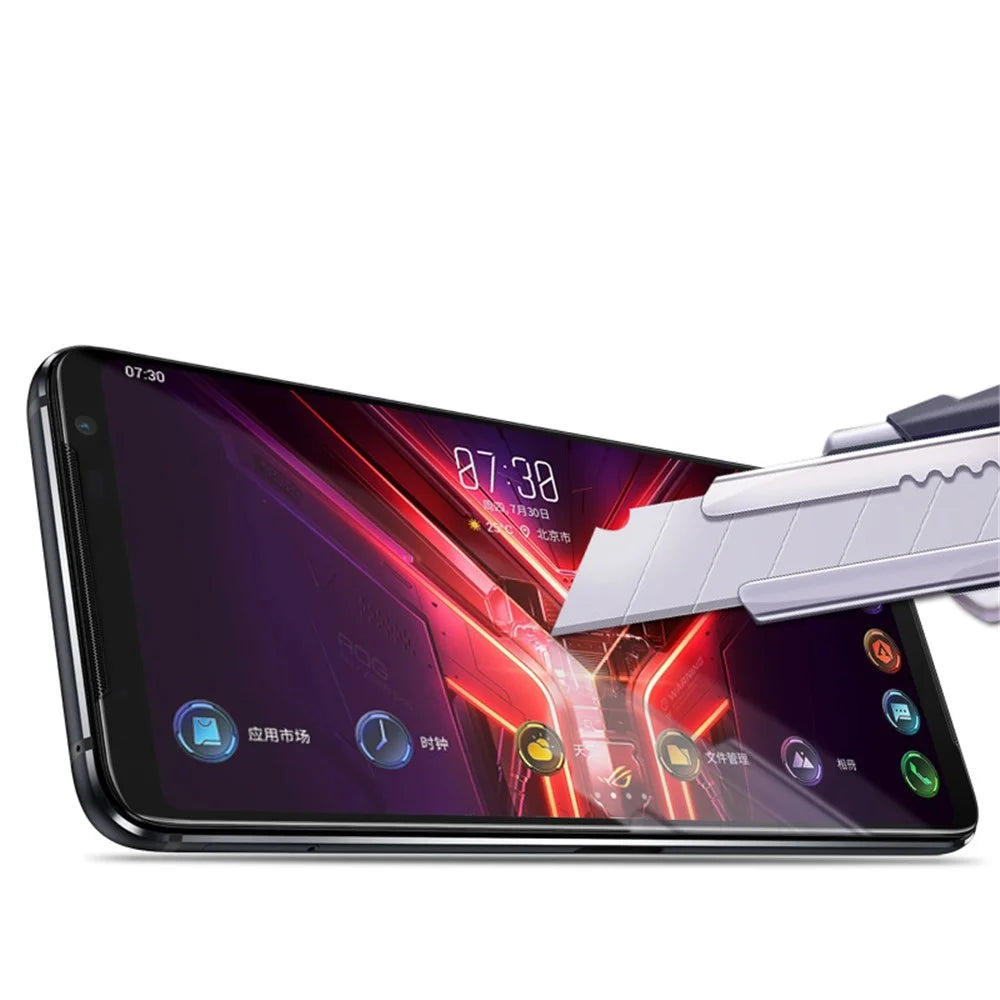MOCOLO Full Glue Full Cover Silk Printing Tempered Glass Screen Film for Asus ROG 3 - 2