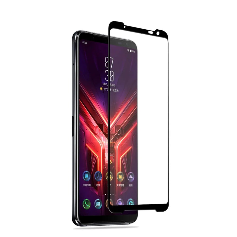 MOCOLO Full Glue Full Cover Silk Printing Tempered Glass Screen Film for Asus ROG 3 - 4