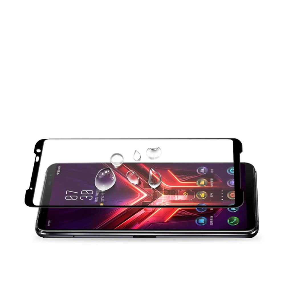 MOCOLO Full Glue Full Cover Silk Printing Tempered Glass Screen Film for Asus ROG 3 - 5