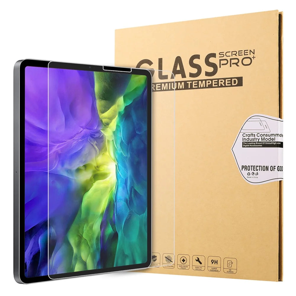 Full Size Tempered Glass Screen Protector Film Cover for iPad Air (2020)/Air (2022) 10.9 inch - 1