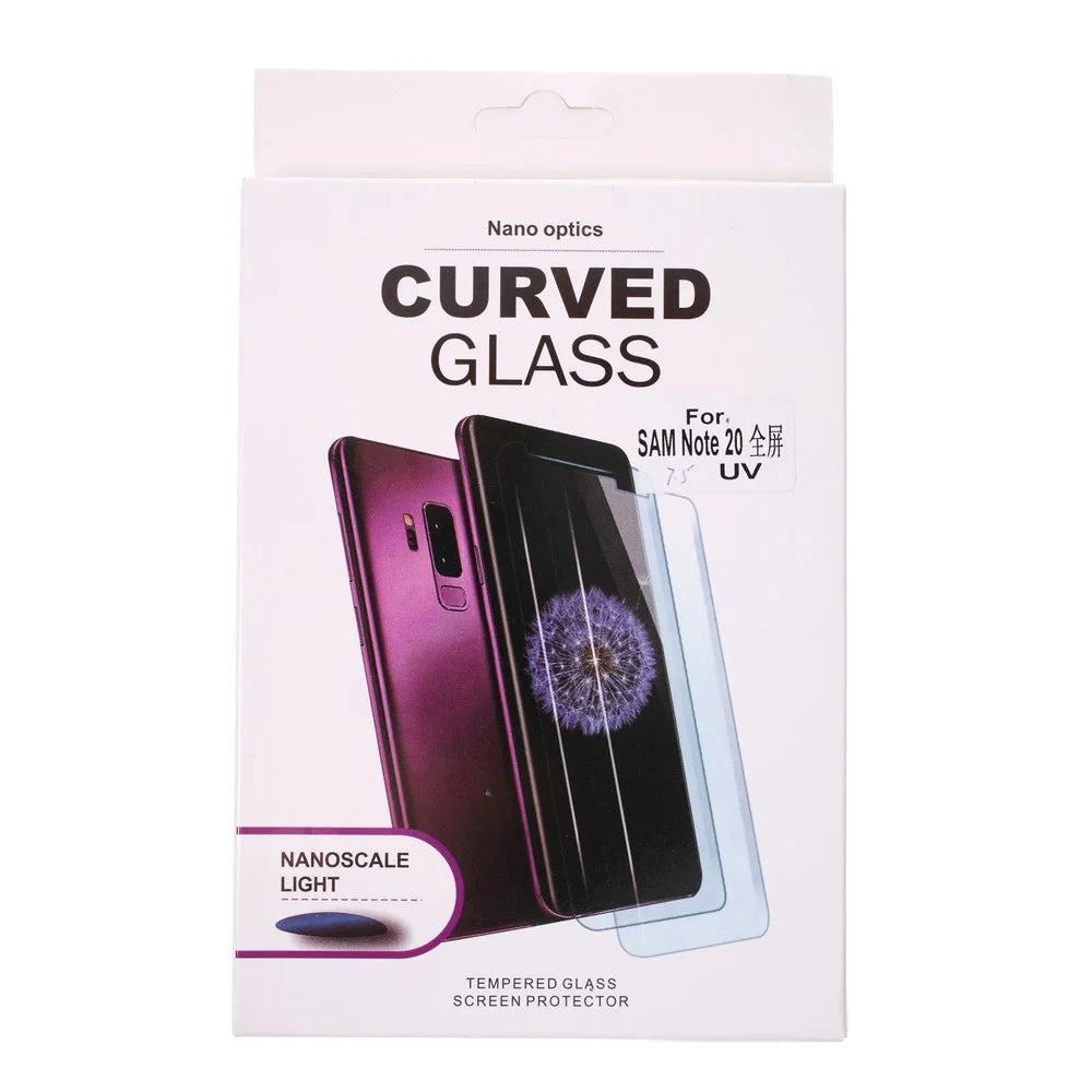 UV Liquid Full Size Tempered Glass Screen Protector Film, Support Fingerprint Unlock for Samsung Galaxy Note20 4G / 5G - 7