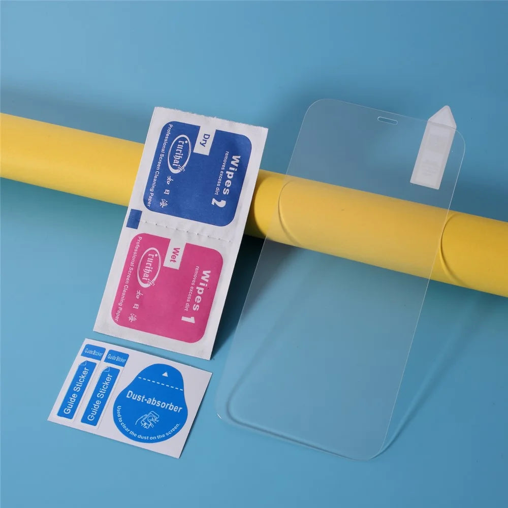 RURIHAI 2.5D Half Screen HD Tempered Glass Film for iPhone 12 /12 Pro 6.1 inch - 7