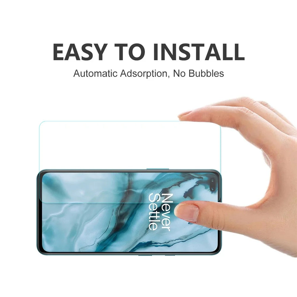 ENKAY HAT PRINCE 0.26mm Tempered Glass Screen Protector 9H 2.5D Arc Edge for OnePlus Nord - 6