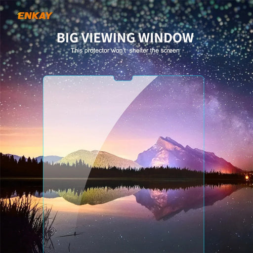 ENKAY 2Pcs/Set 0.33mm 9H 2.5D Arc Edge Tempered Glass Screen Protector for Lenovo Tab M10 Plus 10.3 TB-X606F/Tab K10 - 2