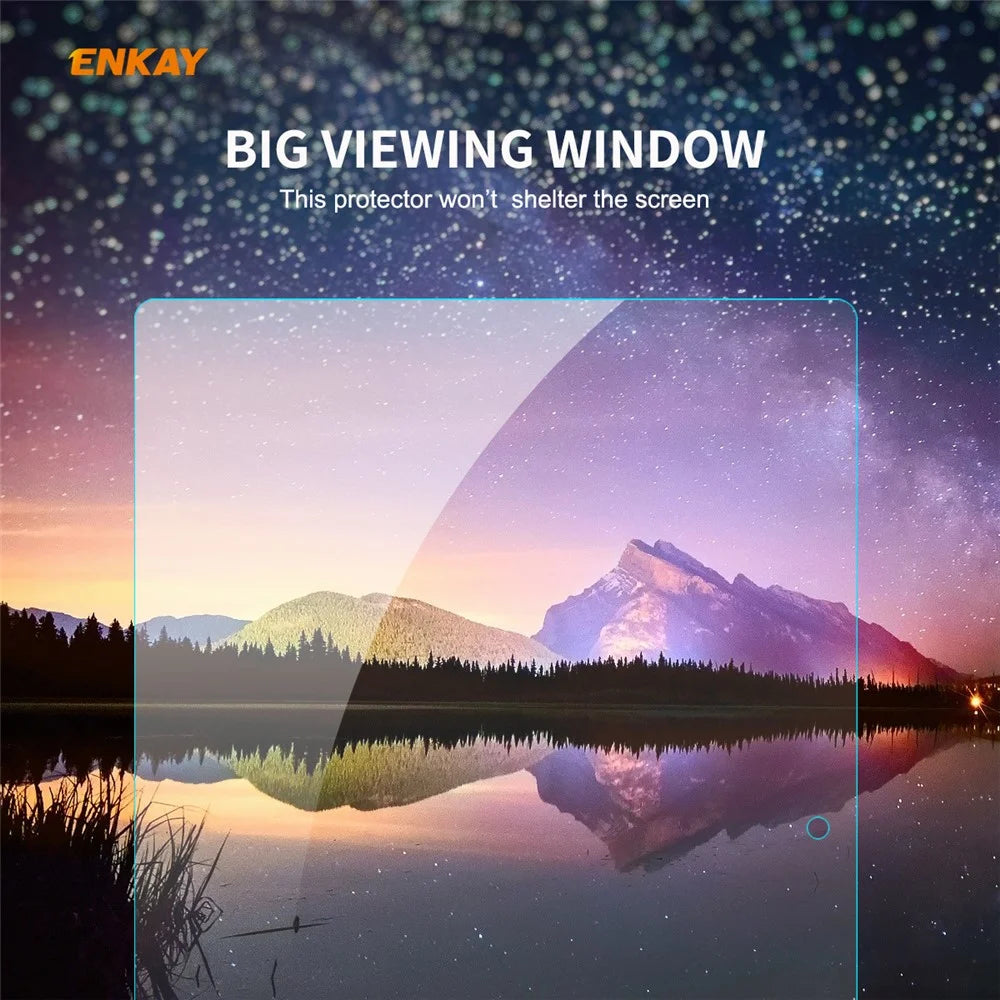 ENKAY Hat-Prince 0.33mm 9H 2.5D Arc Edge Tempered Glass Screen Film for Lenovo Smart Tab M10 10.1 inch - 2