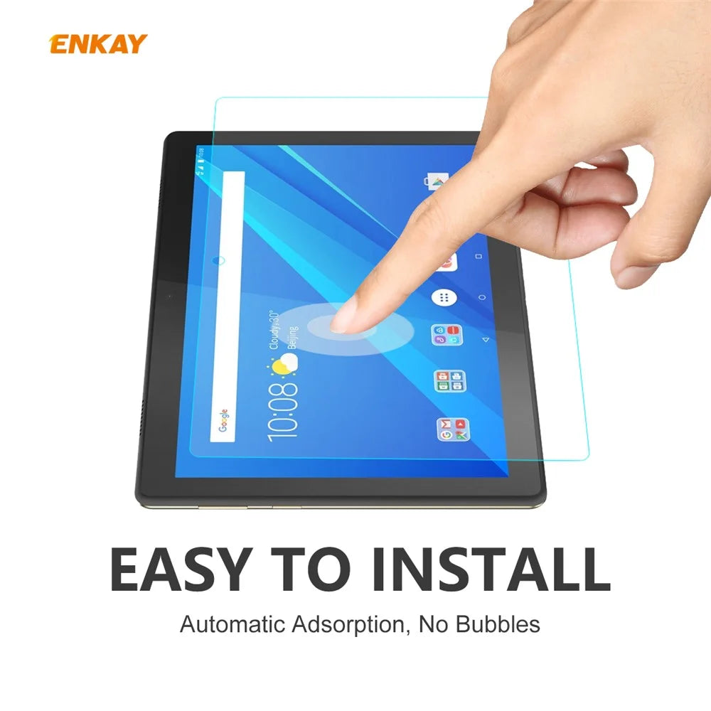 ENKAY Hat-Prince 0.33mm 9H 2.5D Arc Edge Tempered Glass Screen Film for Lenovo Smart Tab M10 10.1 inch - 6