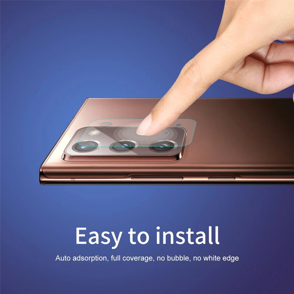 2Pcs ENKAY HAT PRINCE for Samsung Galaxy Note20 4G/5G [0.2mm 9H 2.15D Arc Edges] Tempered Glass Camera Lens Films - 5