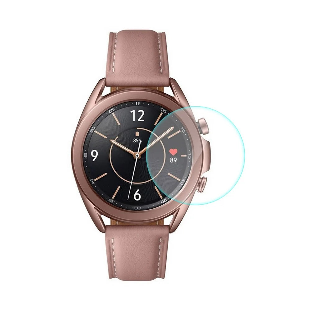 HAT PRINCE 0.2mm 9H 2.15D Arc Edge Tempered Glass Watch Screen Film for Samsung Galaxy Watch 3 41mm - 1