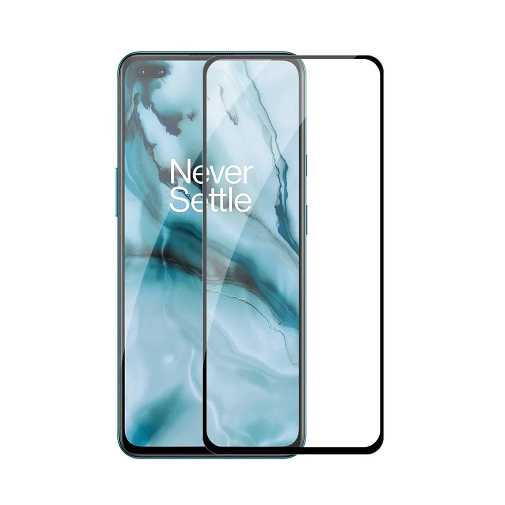 ENKAY HAT PRINCE Full Glue 0.26mm 9H 2.5D Arc Edge Full Size Tempered Glass Screen Film for OnePlus Nord - 1