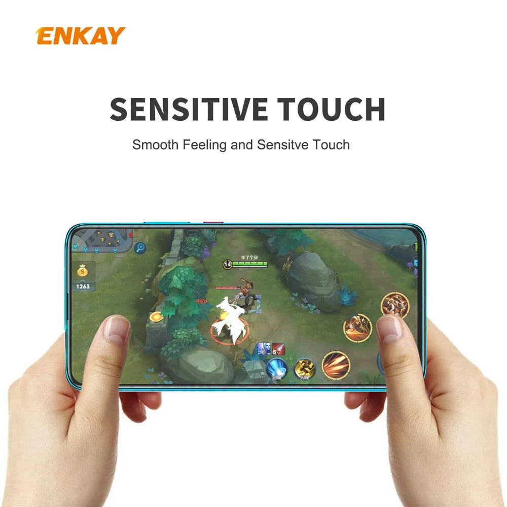 ENKAY HAT PRINCE 0.26mm Tempered Glass Screen Protector 9H 2.5D Arc Edge for Samsung Galaxy M31s - 4