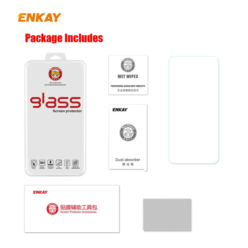 ENKAY HAT PRINCE 0.26mm Tempered Glass Screen Protector 9H 2.5D Arc Edge for Samsung Galaxy M31s - 7