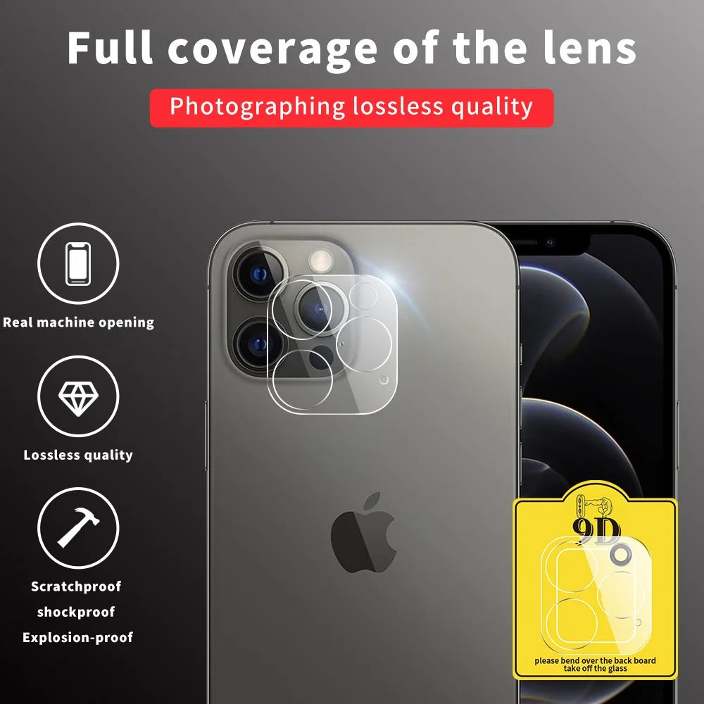 Tempered Glass Camera Screen Film for iPhone 12 Pro 6.1 inch - 5