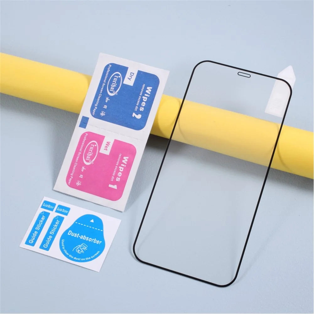 RURIHAI 2.5D Solid Defense Tempered Glass Screen Protector for iPhone 12 Pro/12 - 7