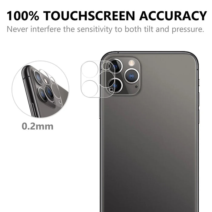 Ultra Clear Scratch-resistant Tempered Glass Camera Lens Protector Film for iPhone 12 Pro 6.1-inch - 6