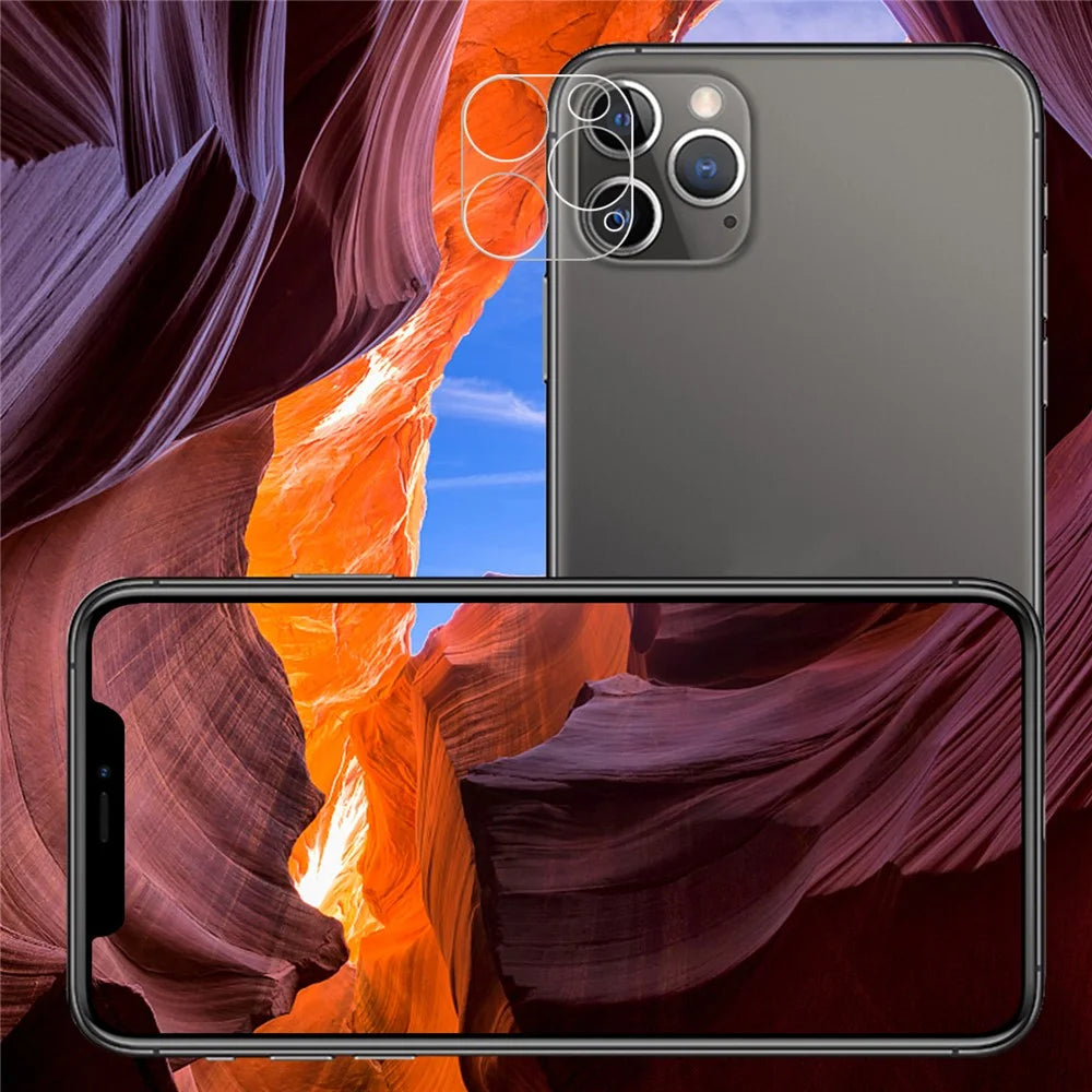 Shockproof Anti-scratch Ultra Clear AGC Tempered Glass Camera Lens Protector Film for iPhone 12 Pro Max 6.7-inch - 7