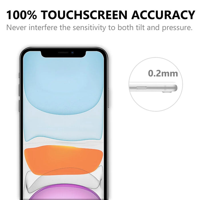 2PCS/Set 0.3mm Arc Edge Tempered Glass Screen Protector for iPhone 12 mini 5.4 inch - 6