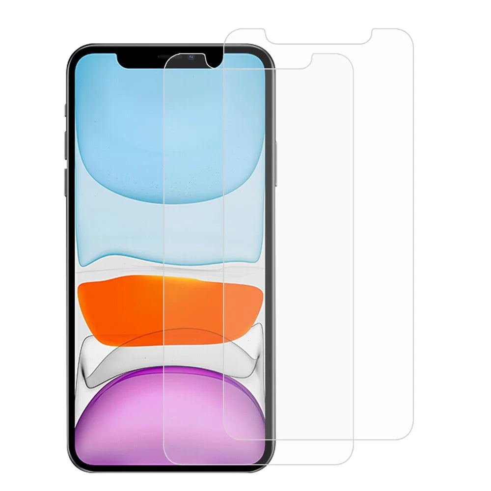 2PCS/Set 0.3mm Arc Edge Tempered Glass Screen Protector for iPhone 12 Pro / iPhone 12 - 1