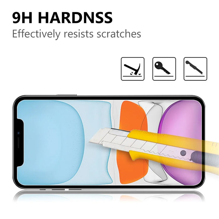 2PCS/Set 0.3mm Arc Edge Tempered Glass Screen Protector for iPhone 12 Pro / iPhone 12 - 3