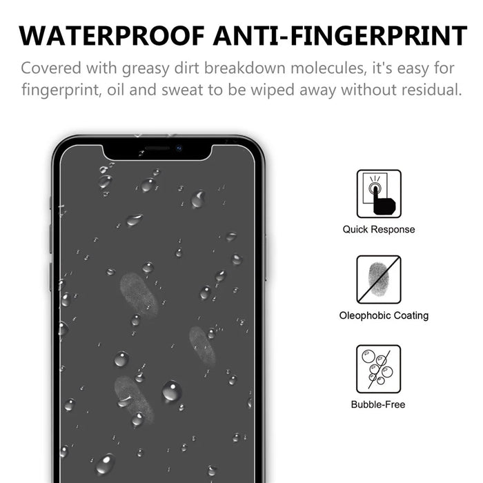2PCS/Set 0.3mm Arc Edge Tempered Glass Screen Protector for iPhone 12 Pro / iPhone 12 - 4