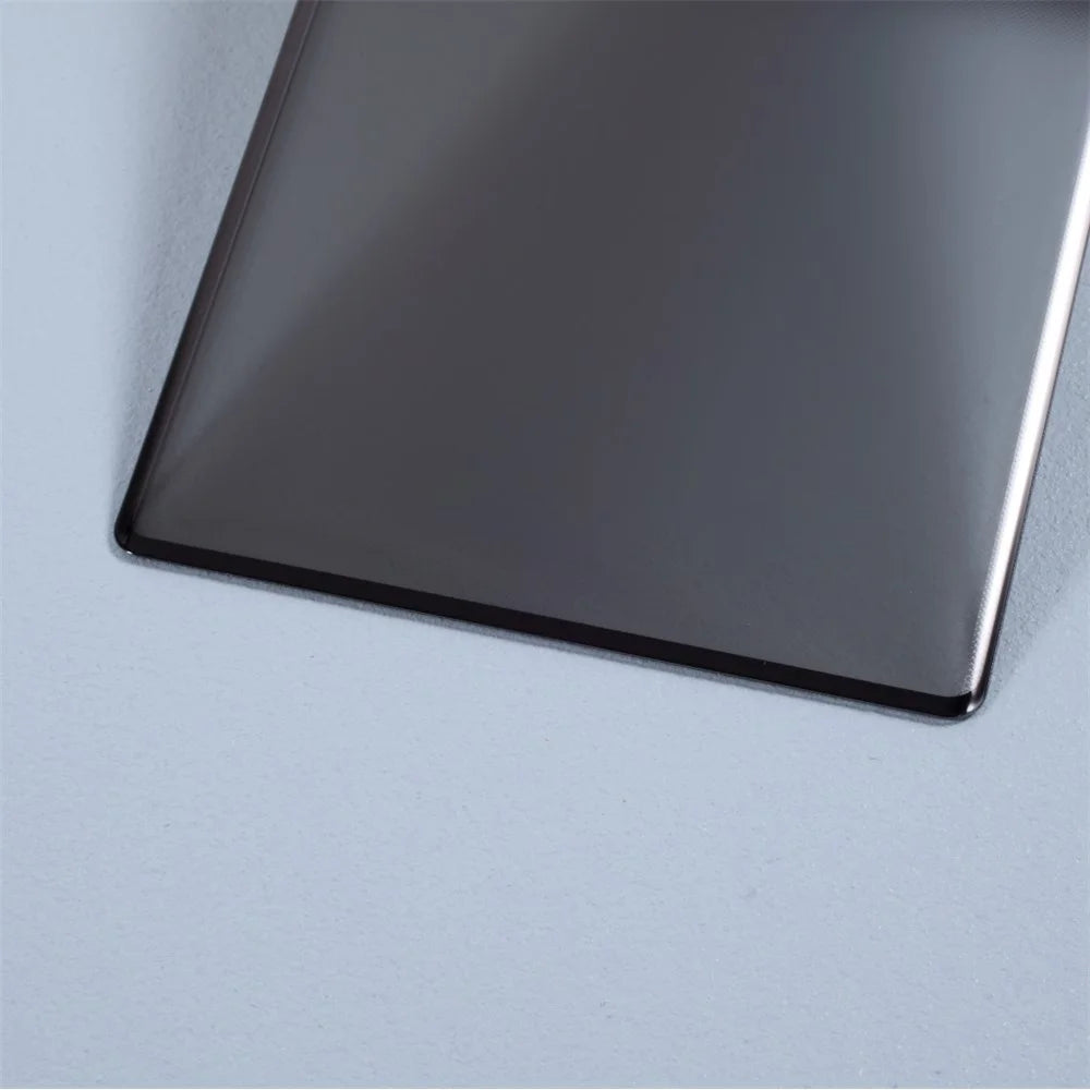 Silk Printing 3D Curved Full Coverage Anti-peep Tempered Glass Protector Film for Samsung Galaxy Note20 Ultra 5G / Galaxy Note20 Ultra [without Fingerprint Lock] - Transparent Black - 4