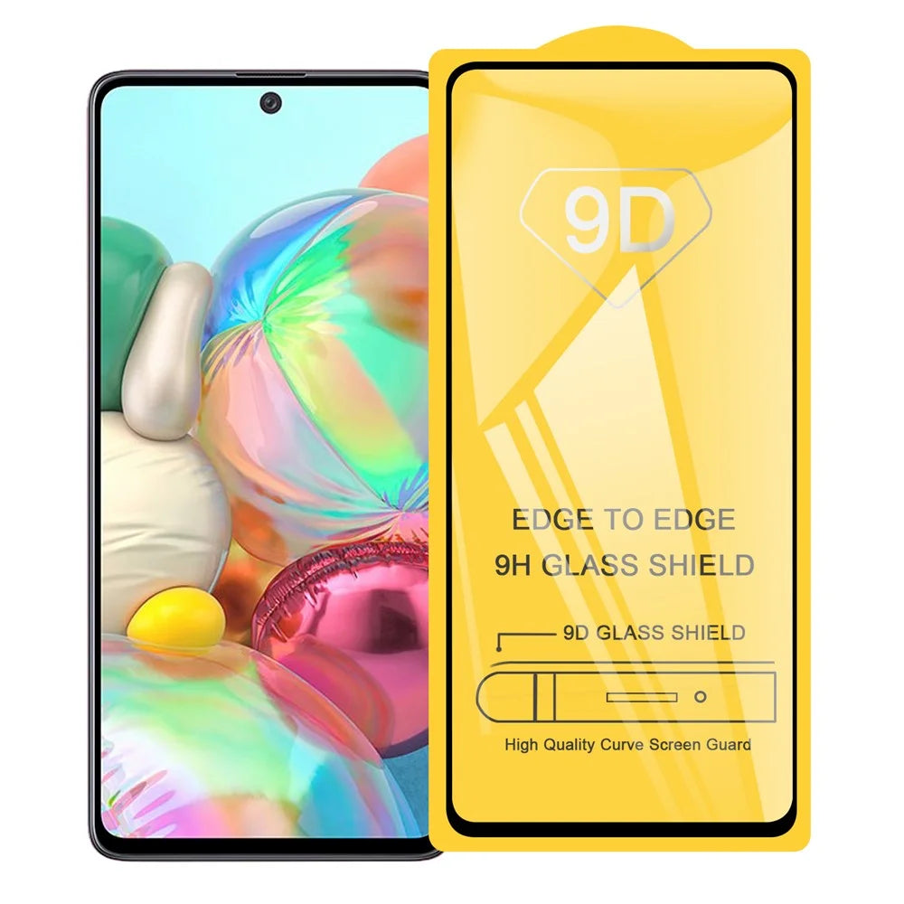 9D Full Covering Tempered Glass Screen Protector for Samsung Galaxy A71 SM-A715 - 1
