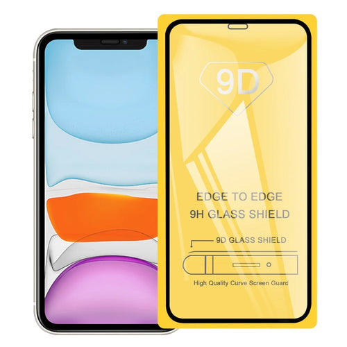9D Full Covering Anti-Scratch Tempered Glass Screen Protector for iPhone 11 6.1-inch - 1