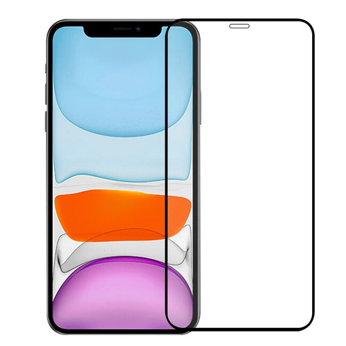 Full Coverage 9H Tempered Glass Screen Protector for iPhone 12 Mini - Black - 1