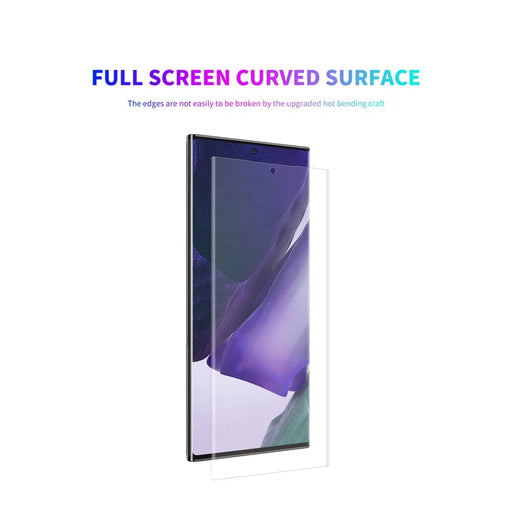 ENKAY 3D Full Coverage Curved PET HD Screen Protector for Samsung Galaxy Note20 Ultra/Note20 Ultra 5G - Transparent - 2